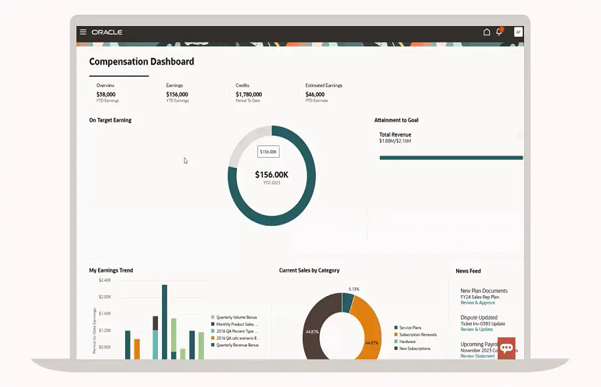 compensation dashboard
